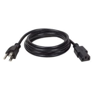 6FT COMPUTER POWER CORD 18AWG 10A 120V 5-15P TO C13
