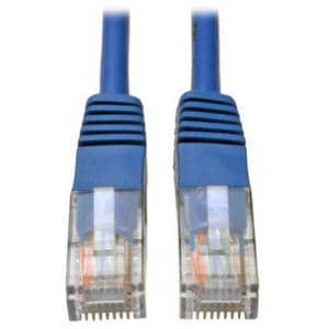 10FT CAT5E BLUE PATCH CABLE CAT5 MOLDED RJ45 M/M 350MHZ PVC UTP