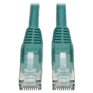 10FT CAT6 PATCH CABLE M/M GREEN GIGABIT MOLDED SNAGLESS PVC RJ45