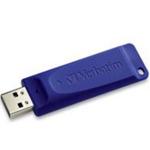 2gb flash drive usb 2.0 retractable blue 97086   (eol)