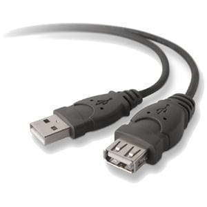3FT USB AA EXTENSION USBA TO USBA MALE TO FEMALE ROHS