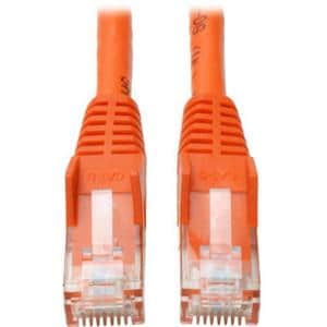 3FT CAT6 PATCH CABLE M/M ORANGE GIGABIT MOLDED SNAGLESS PVC RJ45