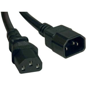 10FT POWER EXTENSION CORD 14AWG 15A C14 TO C13 HEAVY DUTY