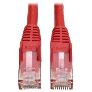 10FT CAT6 PATCH CABLE M/M RED GIGABIT MOLDED SNAGLESS PVC RJ45