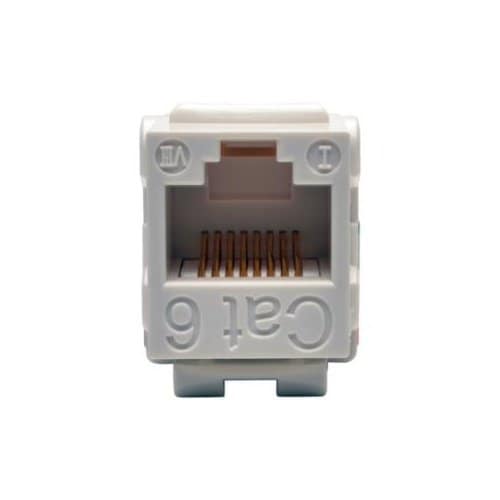 CAT6 / CAT5E 110 KEYSTONE JACK 110 STYLE PUNCHDOWN WHITE RJ45-F