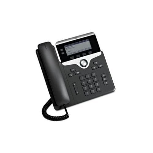 IP PHONE 7821 CHARCOAL STANDARD HANDSET 2-LINE 3.5IN DISPLAY POE